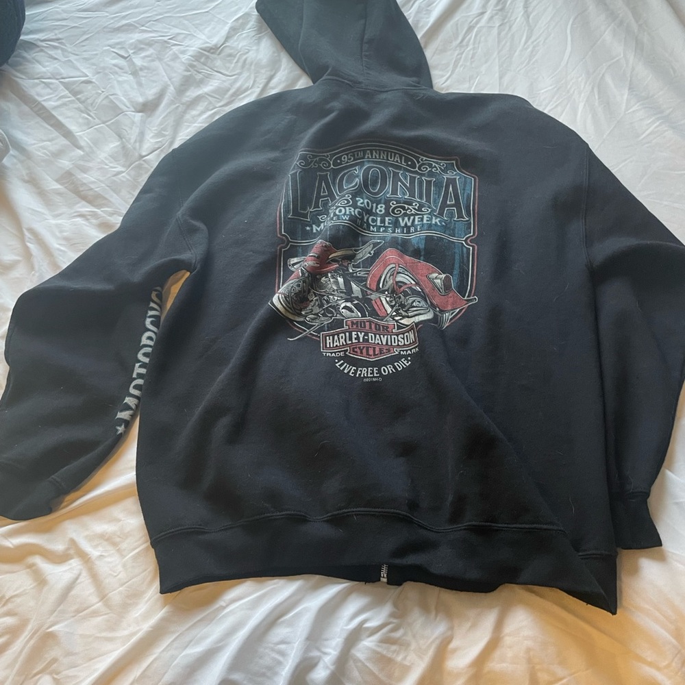 Harley Davidson Laconia zip-up hoodie
